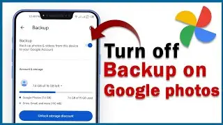 how to turn off google photos backup | stop Google photos backup