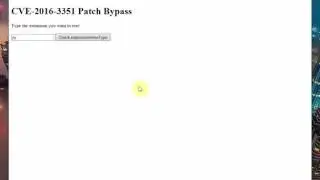CVE 2016 3351 Patch bypass