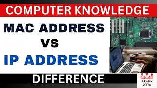 Difference between MAC Address vs IP Address || Mac Address || IP Address