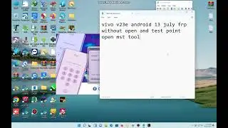 Vivo V23e android 13 frp remove downgrade without open without credits