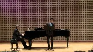 Du bist die Ruh- graduation recital with Jim Parakilas