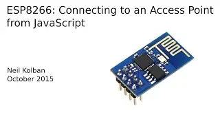 Espruino for ESP8266: Connecting to an Access Point