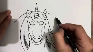 Magical Unicorn Drawing Tutorial | How to Draw a Unicorn Step by Step