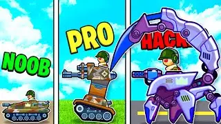 LA MEILLEURE ÉVOLUTION DE TANK à MECHAS dans Hills of Steel