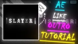 AE like Outro In Capcut Tutorial - Capcut Tutorial || Slayer Edits