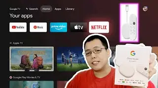 Google Chromecast 4th Generation with Google TV - Unboxing, Initial Setup & Home Interface Overview