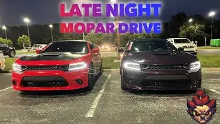 🌃Late Night Mopar Shenanigans!! |👹Hellcat Whine Battle🍷SCAT VS MODDED SCAT🏴‍☠️
