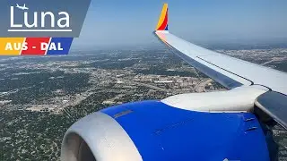 Full Flight - Southwest Airlines Boeing 737 MAX 8 Flight From Austin to Dallas Love Field