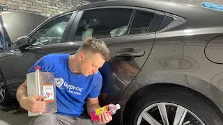 Вздутие краски на BMW 3 f30. Сравнение смывки краски aps a10n и aps m10