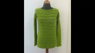 Wunderschöner gehäkelter Pulli -ROXANI -  einfache Anleitung....