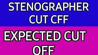 rsmssb stenographer latest news | stenographer cut off | rsmssb stenographer final cut off | steno