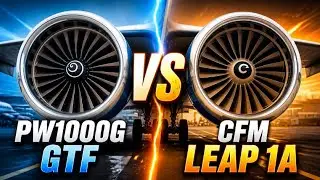 PW1000G GTF vs CFM Leap 1A: NEXT GEN Engines COMPARED