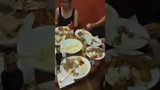 Rack of lamb dinner/Cena de costillas de cordero