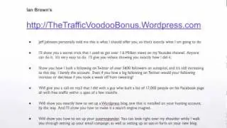 Your Best Traffic Voodoo Bonus - www.ianbrownla.com
