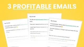 My 3 most PROFITABLE marketing emails [with templates]