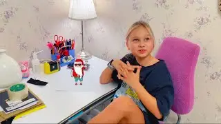 ВЛОГ Алиса пишет письмо ДЕДУ МОРОЗУ! Алиса выполняет домашнее задание! Мили Ванили