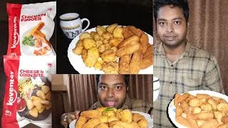 Review Kiya Keventer Ka Chicken fingers & Cheese Bite 😋😋