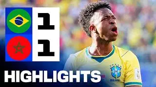 Brazil vs Morocco 1-1 Highlights | All Goals & Extended Highlights | FIFA World Cup 2026