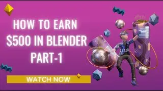 How to Earn Money in Blender Geometry Nodes #animation #blender #geometry #earnmoney