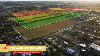 Drone footage with stable and clean motion tracking