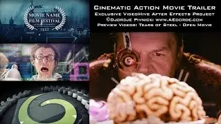 After Effects Project - Cinematic Action Movie Trailer