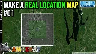START A REALISTIC CITY Make a Real Location Map #01 | Detailing and Building Tips Cities Skylines 1