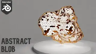 How To Make This Abstract Blob - Blender 3D