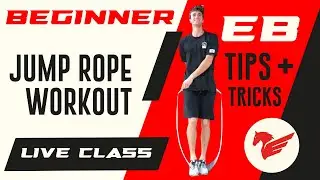 Behind the Back Jump Rope Trick + 10-Minute Workout [LIVE JUMP ROPE CLASS] | Elite Jumps