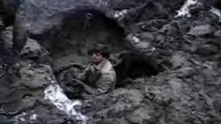 Excavation anti-tank trench