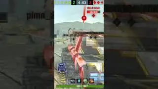 Таран от бревномета#кв2#wotblitz #бревно