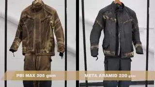 PBI MAX vs META ARAMID MANIKIN BURN