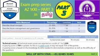 AZURE IN TAMIL - AZ 900 - EXAM PREP SERIES - PART 3
