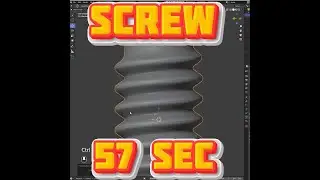 Blender | EASY SCREW | for beginners