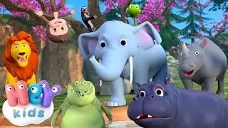 A Dzsungel Állatai 🐒 A Dzsungel Könyve | HeyKids - Gyerekdalok és Mondókák