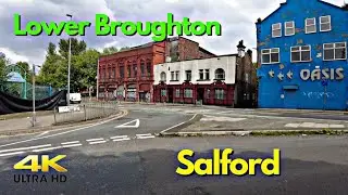 Salford Manchester | Lower Broughton Walk Around | 4k|