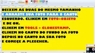 COMO COLOCAR PLANO DE  FUNDO NA SUA FOTO