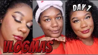 VLOGMAS DAY 7| easy holiday makeup