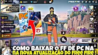 HOW TO DOWNLOAD FREE FIRE ON NOTEBOOK AND WEAK PC IN THE NEW UPDATE! BEST EMULATOR FOR WEAK PC 2025