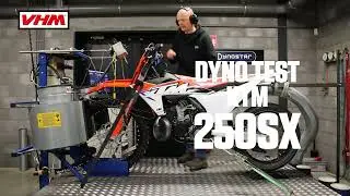 Dyno test KTM 250SX 2023 with VHM head insert piston