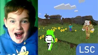 We did Minecraft Manhunt with Pennywise!! (Part 2/2)