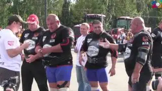 Чемпионат по Силовому Экстриму, 7 августа 2016, Омск - Становая с трактором 1700 КГ