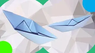 How to make a paper origami - boat (DIY)