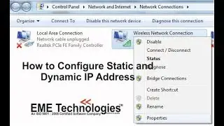 How to Configure Static and Dynamic IP Address