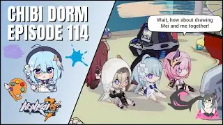 Honkai Chibi Dorm Episode 114 - Chibi Griseo Interacts With Chibi Elysia! OvO
