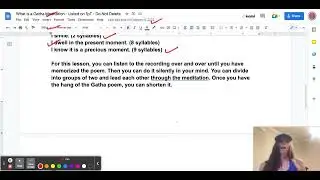What is a Gatha Meditation   Listed on TpT   Do Not Delete   Google Docs