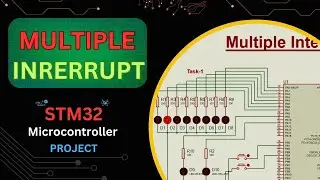 Multiple-Interrupts simulation in proteus |STM32 BluePill | STM32CUBEIDE | STM32 project (part-03)