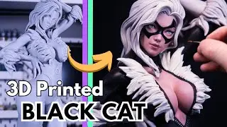 3D Printing a Black Cat from Marvel's Spider-Man