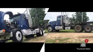 Pressure washing a dirty big truck muddy to clean (mobile pressure washing)
