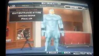 WWE SVR2011 on PS2 How to create Rhino & moveset