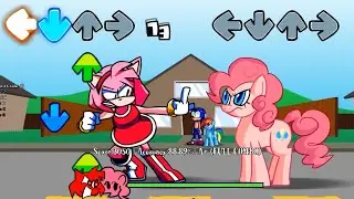 AMY VS PINKIE PIE In Friday Night Funkin' be like | Funkin' Is Magic Extras (FNF Mod)
